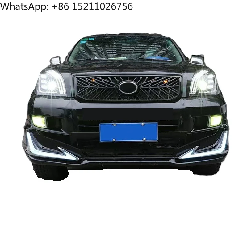 For Body Kit for Toyota Land Cruiser Prado 2003 2004 2005 2006 2007 2008 2009 High Quality ABS Front Rear Bumpers Upgr