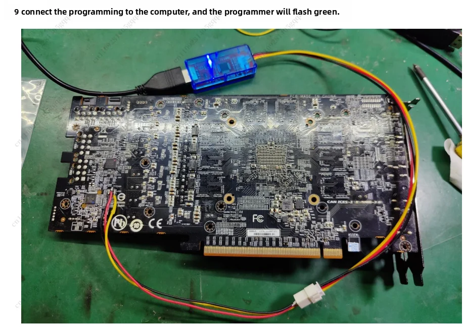 Grafikkarten-GPU-IR-Chip-Programmierer, Stromversorgung, Master-Chip-Firmware Ir35217 Ir3567b – Detail 10