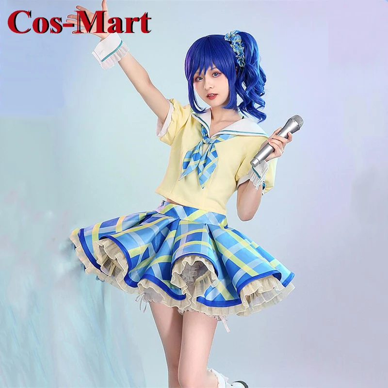 Cos-Mart Anime Aikatsu Kiriya Aoi Cosplay Costume Gorgrous Sweet Formal Dress Activity Party Role Play Clothing