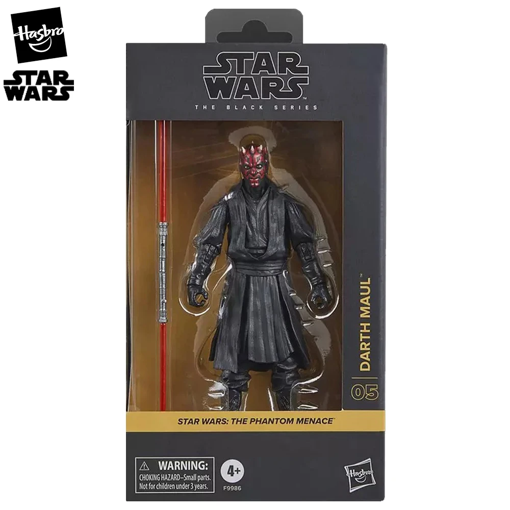 NEW Hasbro STAR WARS The Black Series Darth Maul (THE PHANTOM MENACE) Nice Collectible 150 mm Action Figure Movie Model Toys