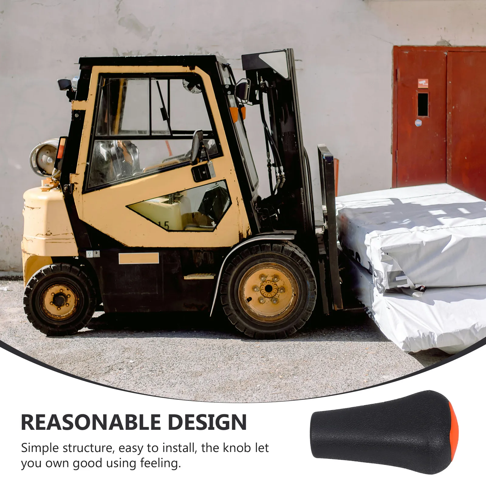 Forklift Controller Ball Head Knob Plastic Replacement Lever Accessory Durable Ergonomic Wide Compatibility Accurate Operation view 2