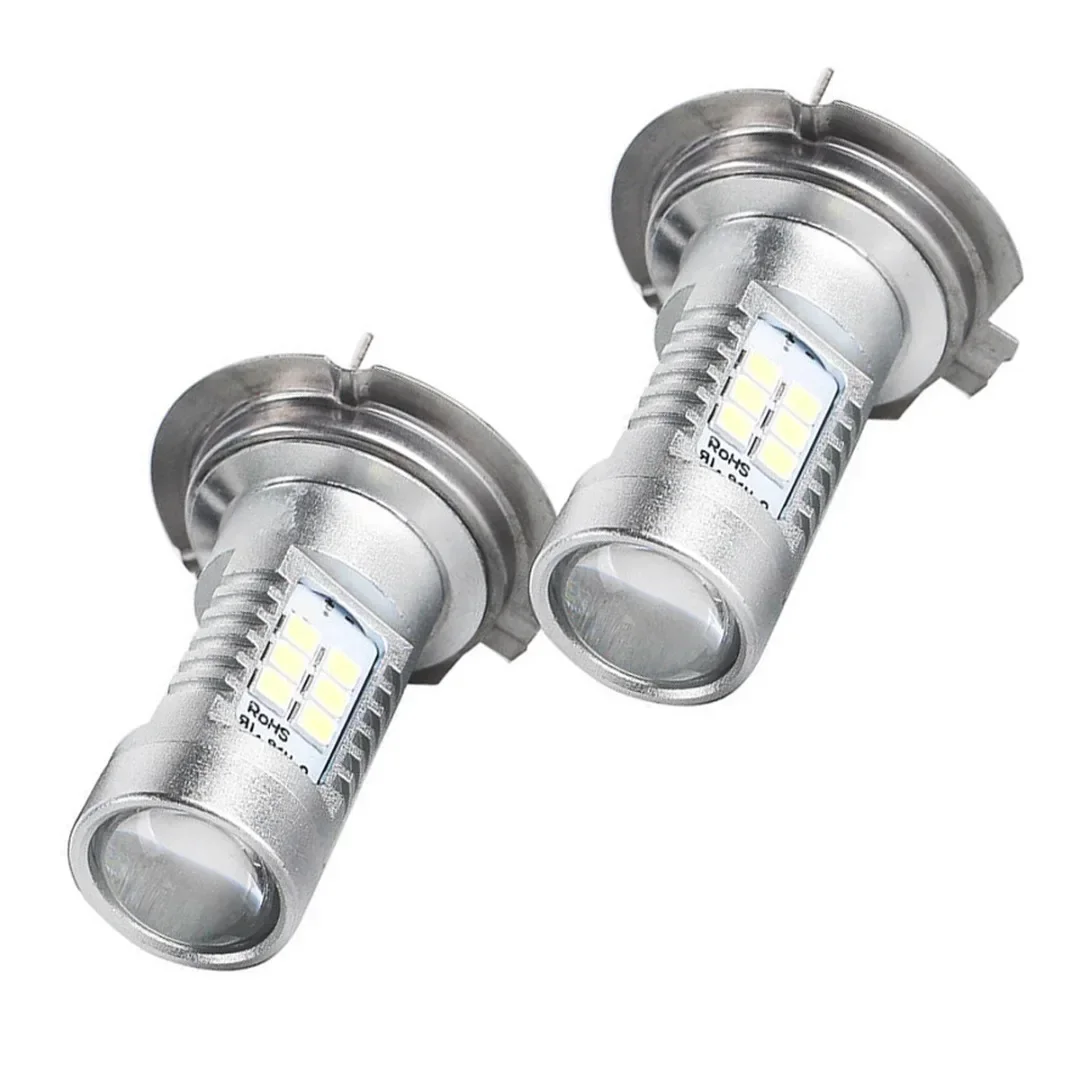2 PCS H7 H4 LED Headlight Bulbs High Low Beam 6000K Super White Lights Car Fog Lights Auto DRL Cob Chips 12V 24V 110W
