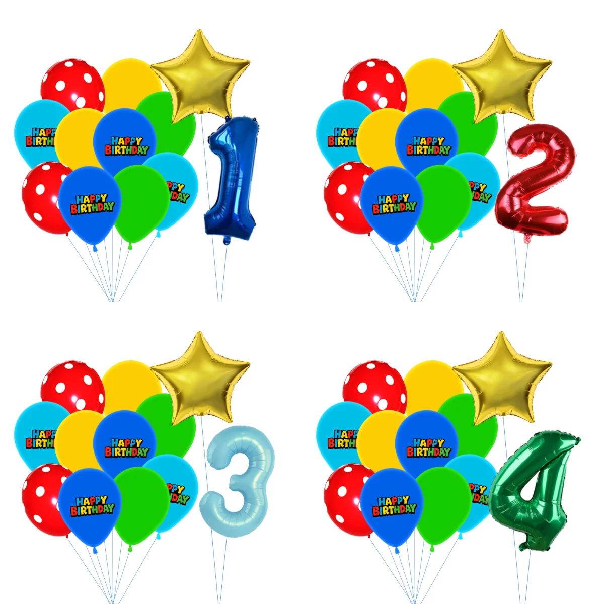 Party Games Kids Birthday - مجموعة بالونات مستوحاة من لعبة 