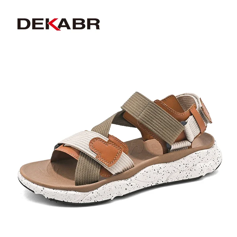 

DEKABR Shoes Hiking Sport Sandals for Men Anti-skidding Water Men Sandals Comfortable Outdoor Wading Beach Shoes for Men