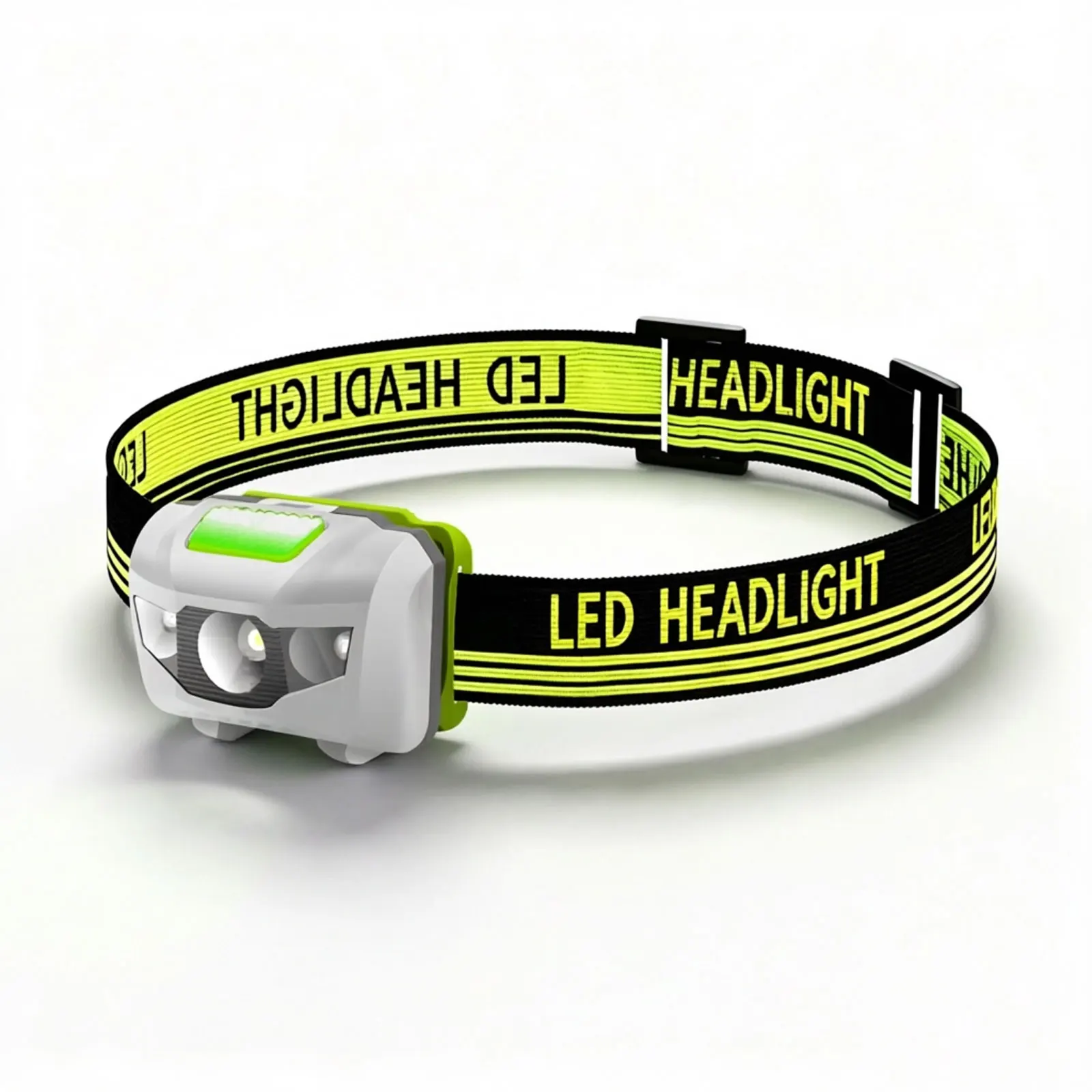 SOLOLANDOR Red & White LED Mini Headlamp 4-Mode 200LM Lightweight Headlight Waterproof Camping Hiking Head Torch Use AAA Battery