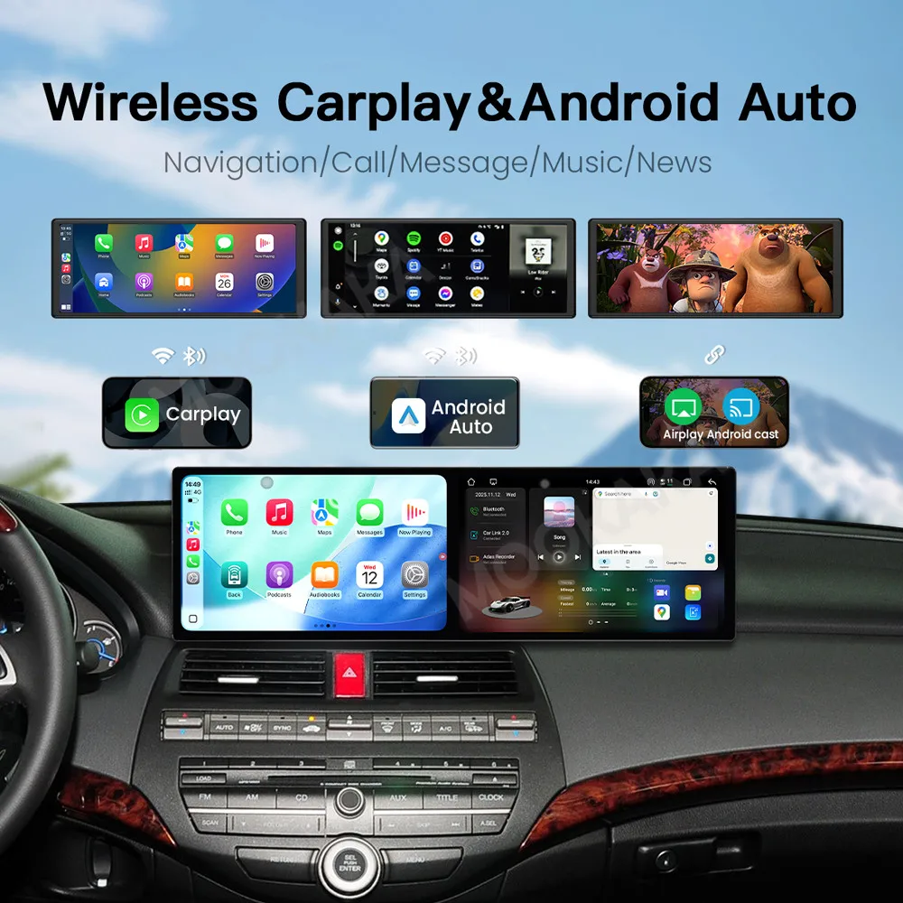 

For Honda Accord Crosstour 2008-2013 Android Car Radio Multimedia Video Carplay Autoradio Stereo GPS Navigation Head Unit