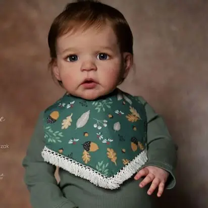 С оригинальным COA 25-дюймовым кукольным комплектом реборн, наборы Sandie для малышей, незавершенные детали для кукол «сделай сам» с тканевым корпусом