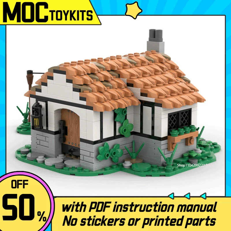 541PCS Building Blocks MOC-120724 Medieval Villas Can Combination with 10305 Set Modular Architecture Model Ornament Toy Gift