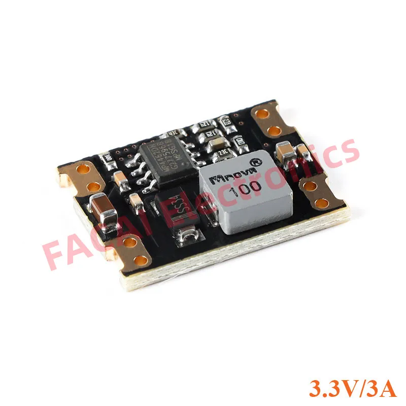 Mini DC-DC Step Down Buck Converter Board Module 5.5V to 36V Input to 3.3V/5V/12V 3A 8W High Power Supply PCB AJ39