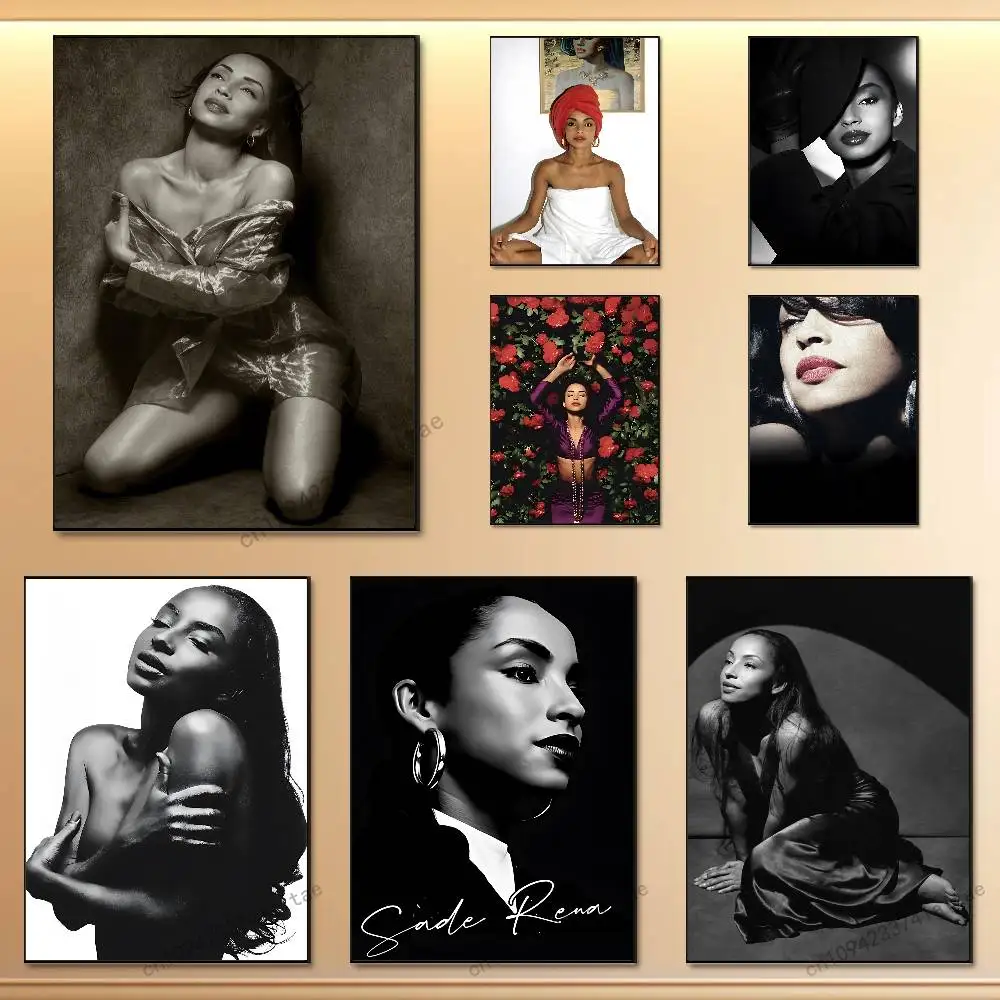 

S-Sade Singer A-Adu Poster High Perfect Gift Quality Wall Art For Home Office Bedroom Living Room Hallway Bar