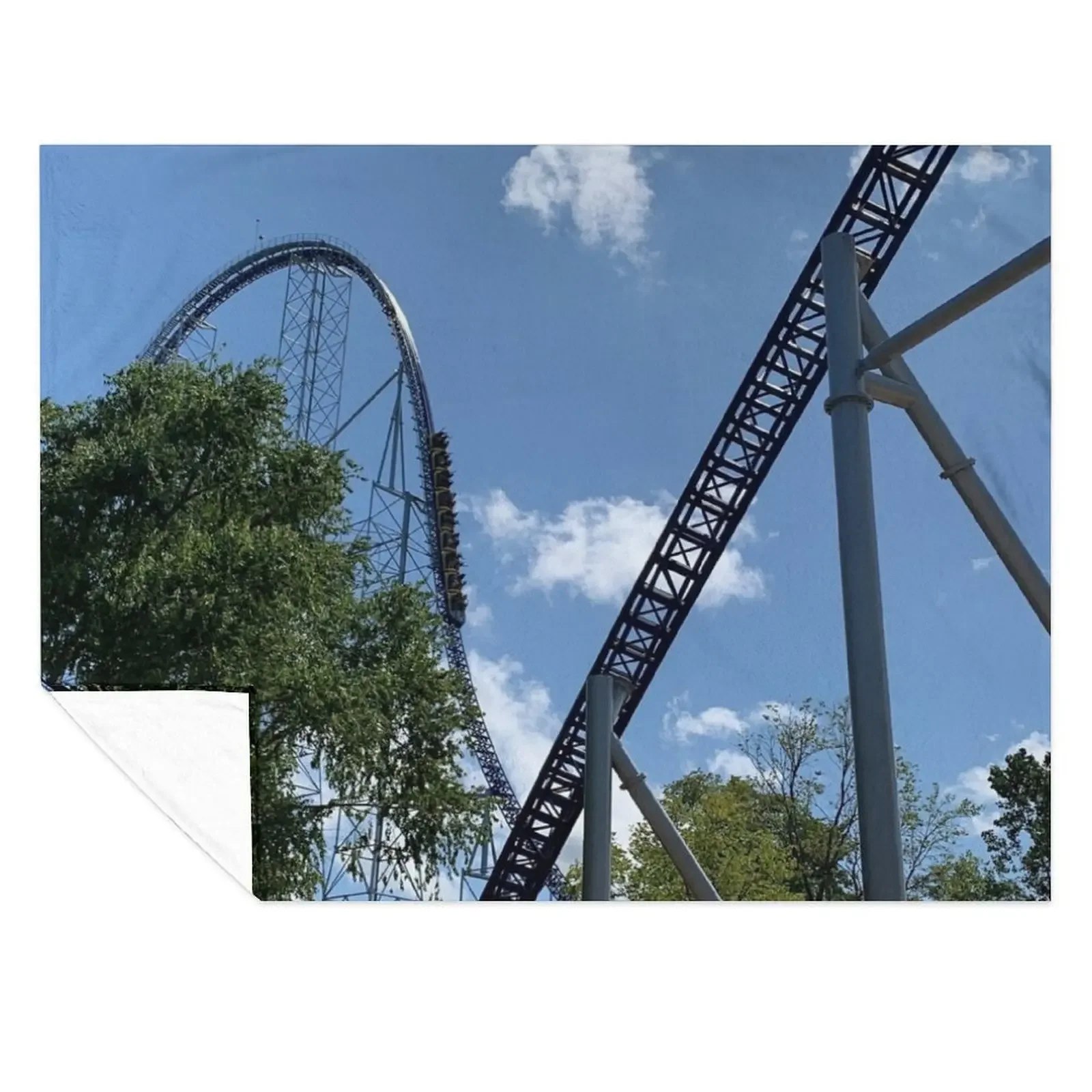 

Millennium Force Throw Blanket Nap Tourist Bed Retros Blankets