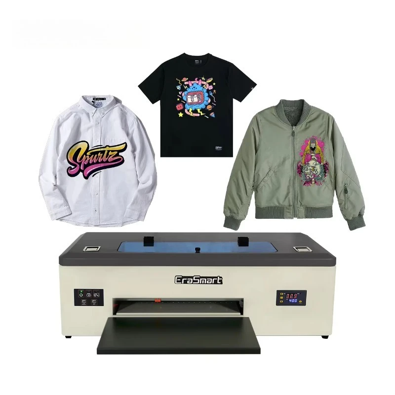 

Desktop Heat Transfer Film Jet Machine Digital Inkjet Dtf Printer A3 Logo Printing Machine on Clothing