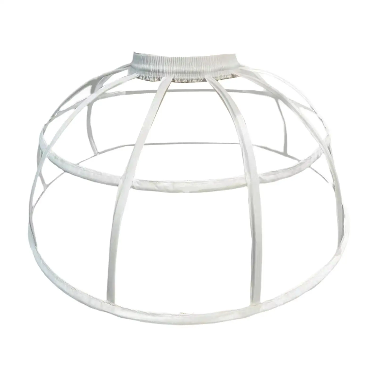 Women's Crinoline Underskirt Elastic Waist Half Slip Lolita Cage Skirt Petticoat image 2