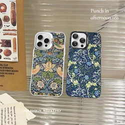 William Morris Thief Design Phone Case For IPhone 16 15 14 13 12 11 Pro Max X XR XSMAX 8 7 Plus Matte Shockproof Back Cover