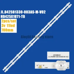 5/10set LED Backlight Strip 11LED For Hisense 43U5069 43AE7000F 43A7100F 43A7300F 43A7500F 43A7100FTUK 43AE7000FTUK H43A7300FTUK