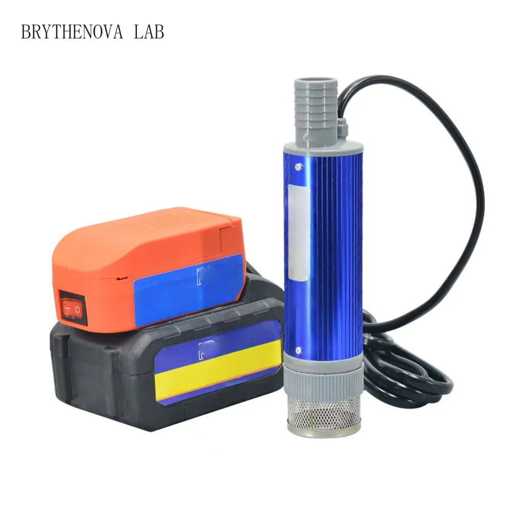 1pc Lithium Battery Electric Water Pump Submersible Diesel Water Pump 40-60L/min Mini for BL1830 BL1840 BL1850 BL1860