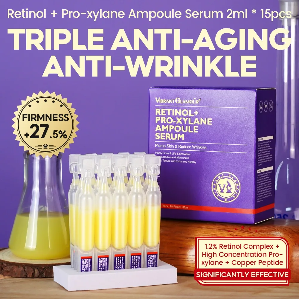 Pro-xylane Retinol  Ampoule serum  Repairs Strengthens The Skin And Diminishes Fine Lines Face Beauty Skin Care 15pcs