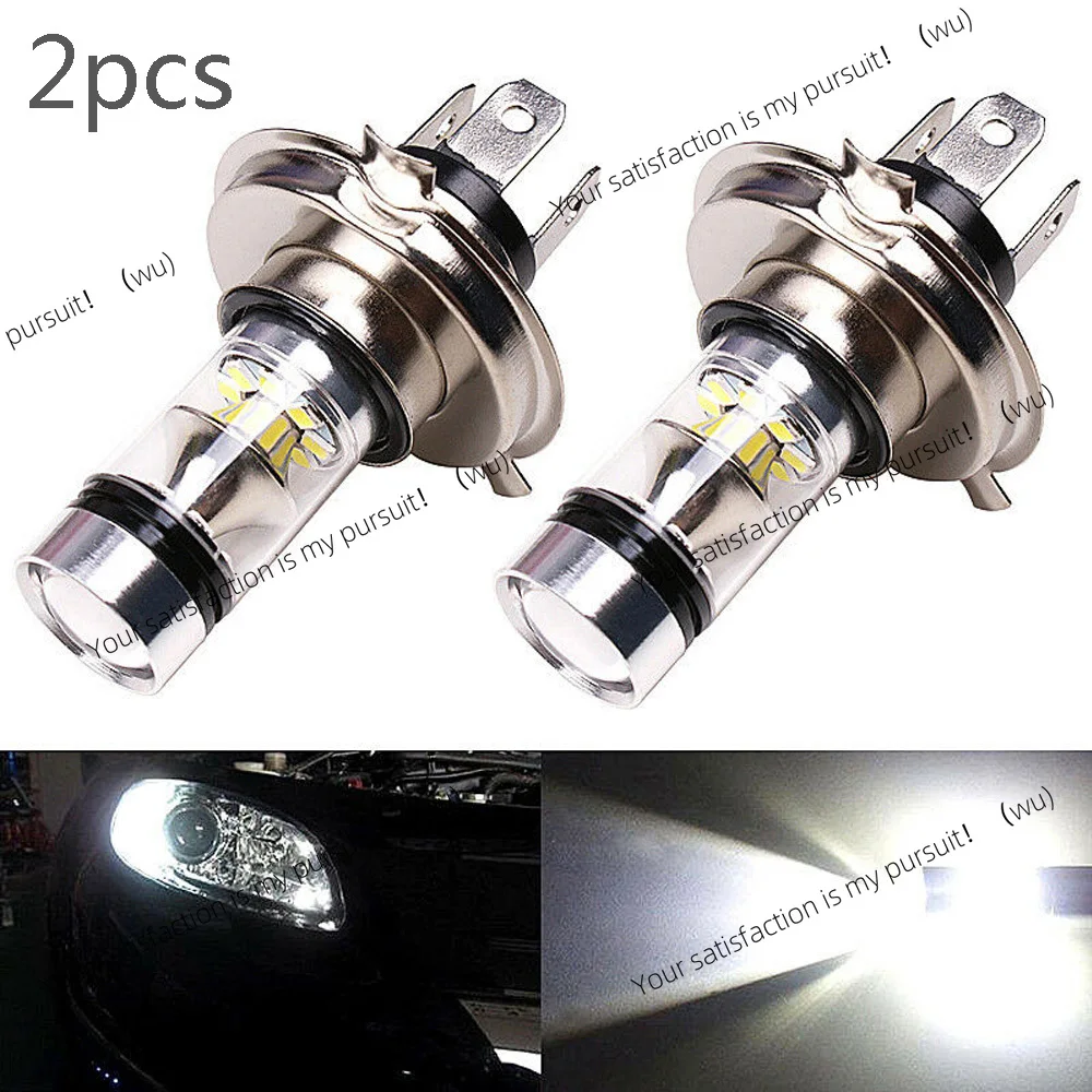 Automotive H4 8000k High/Low Level 20 Light Emitting Diode Fog Lamp Driver DRL for Automotive Accessories