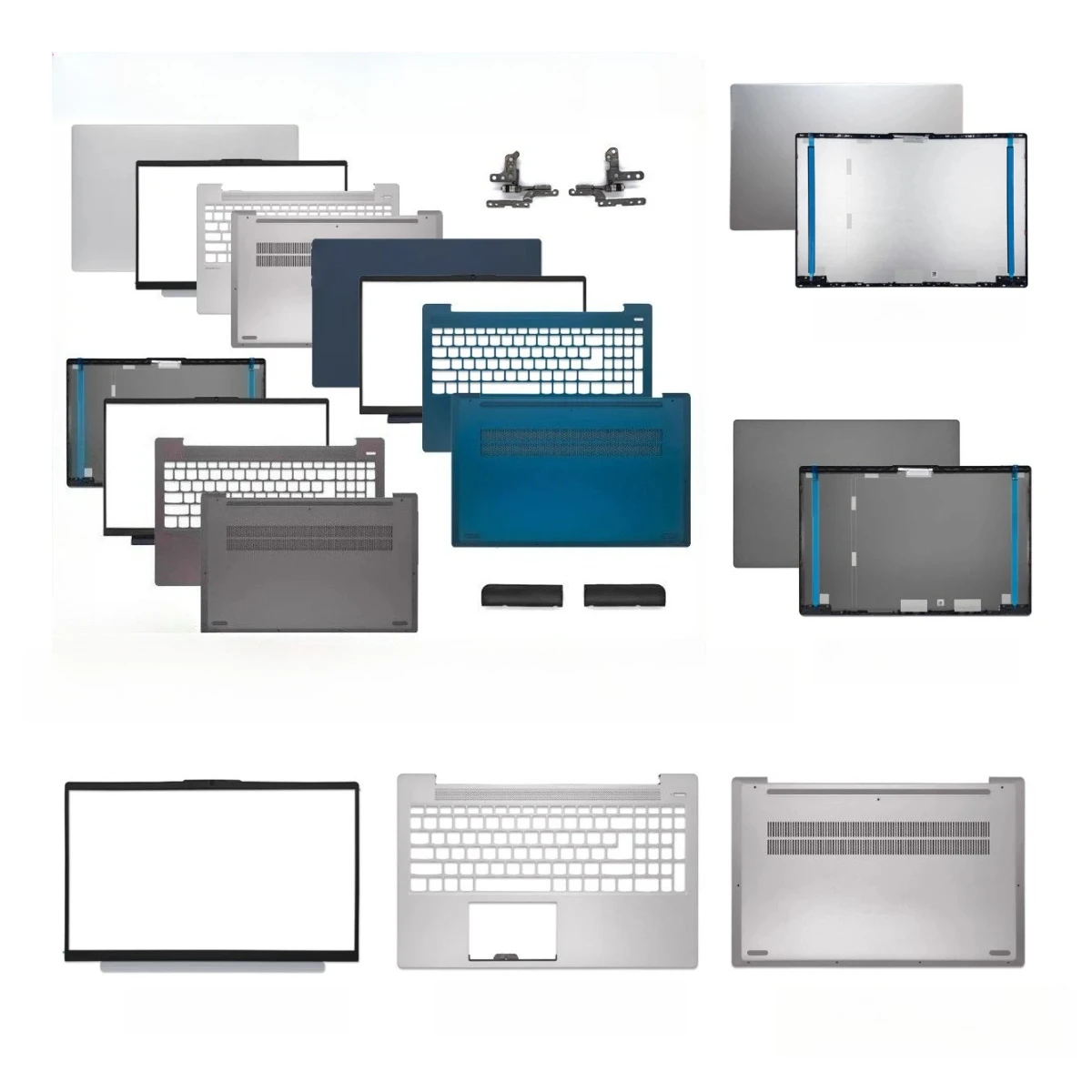 New Original For XiaoXin 15IIL ITl ARE ALC 2020/21 Replace Laptop LCD Back Cover Front Bezel Hinges Palmrest Upper Bottom Case