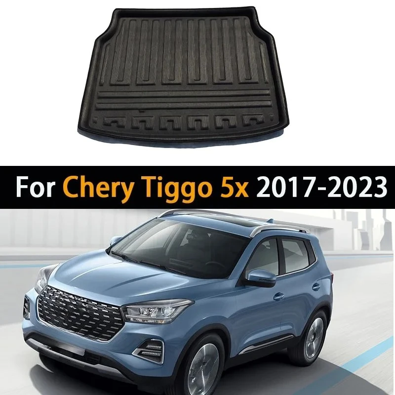 

Для Chery Tiggo 5x 2017-2023 MVM X55 4 3 Pro DR 5.0 Автомобильный коврик в багажник Водонепроницаемый напольный коврик Запчасти Лоток багажника Ковер Аксессуары