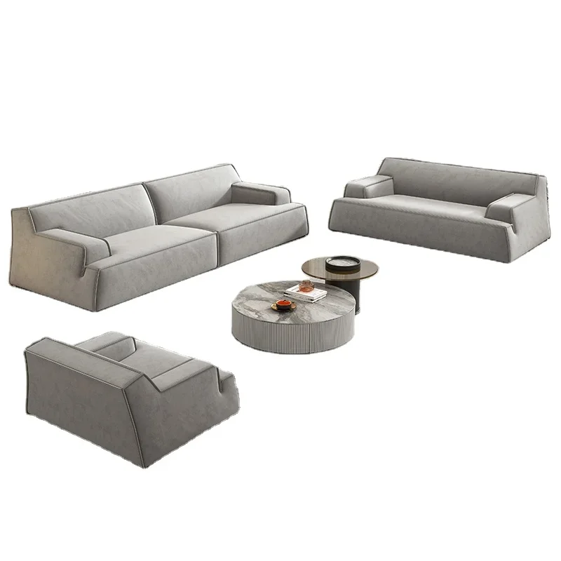 Luxury Home Furniture Italian Style Couches Living Room Furniture Sofa Set Leather Sofa Sectional Sofa Bed Service Modern CN;JIN