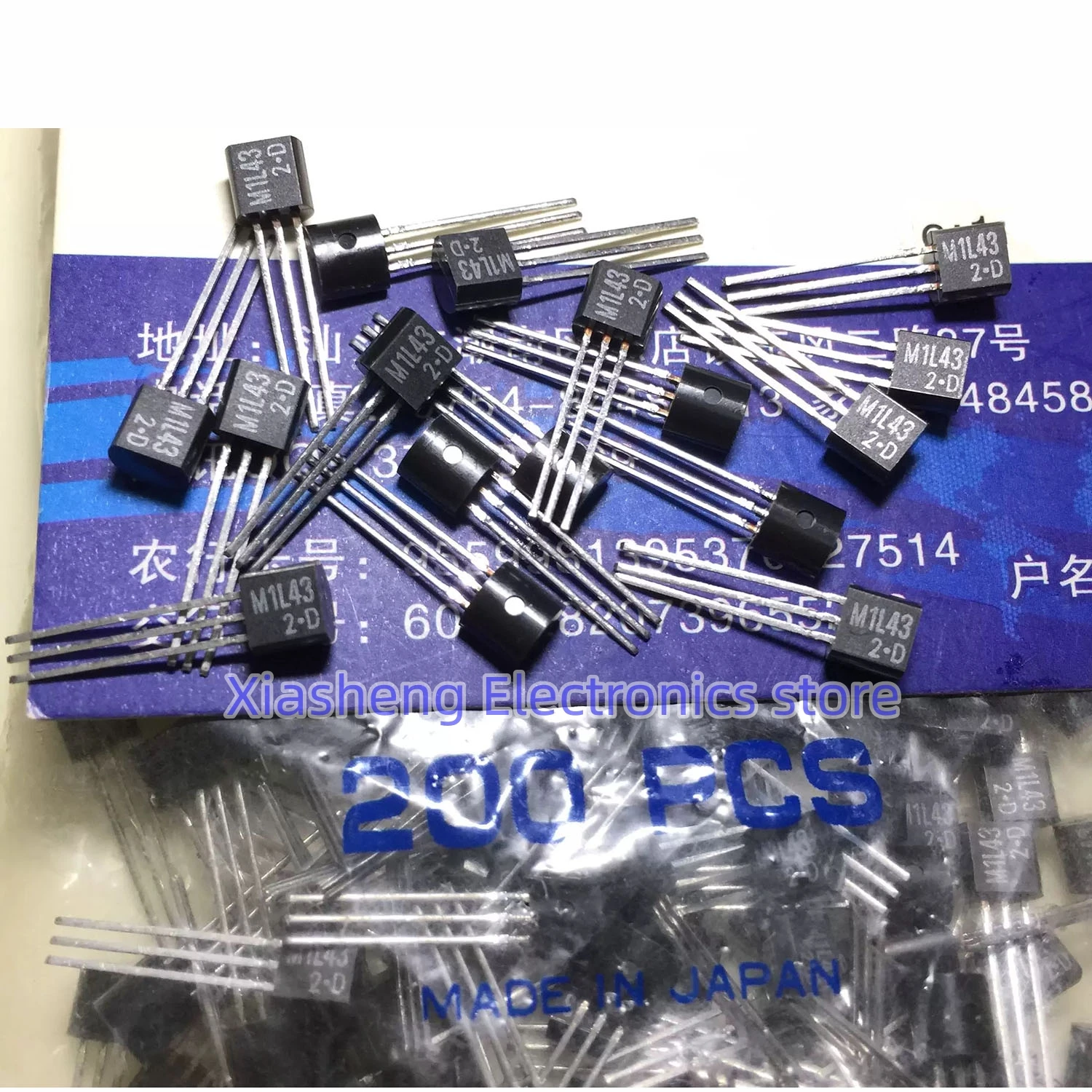 

New Original 10Pcs M1L43 TO-92 Bidirectional Thyristor In Stock Good Quality