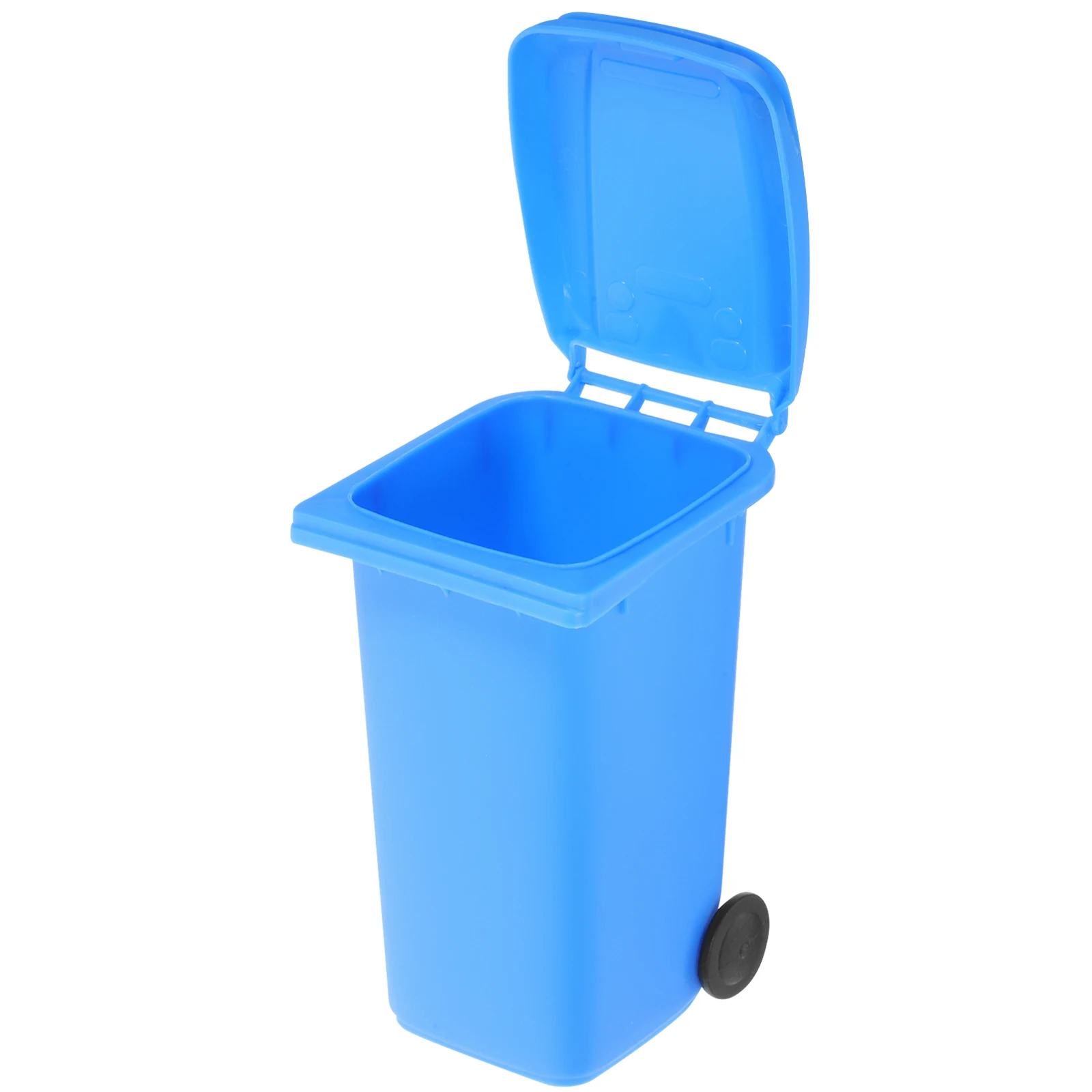 

2pcs Desktop Trash Can Small Waste Bucket Mini Garbage Container PP Material Lid Toy Storage Pen Holder Office Use