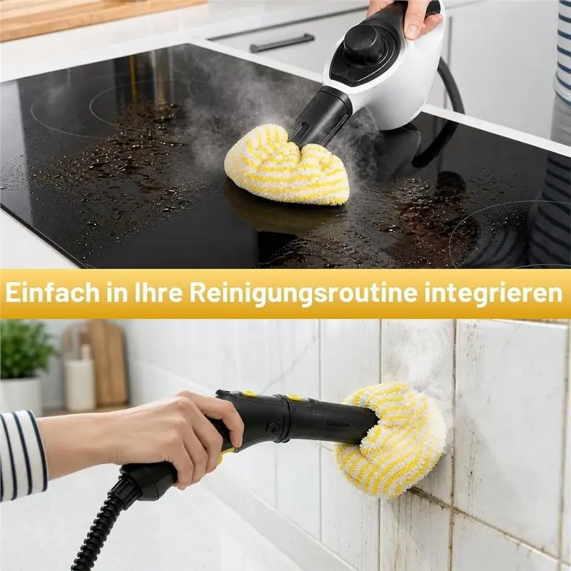【FAST-SALE】Set Of 14 Mop Covers For Karcher SC 2/3/4/5 Easyfix Steam Cleaner, Microfiber Floor Cloths& Hand Nozzle Covers