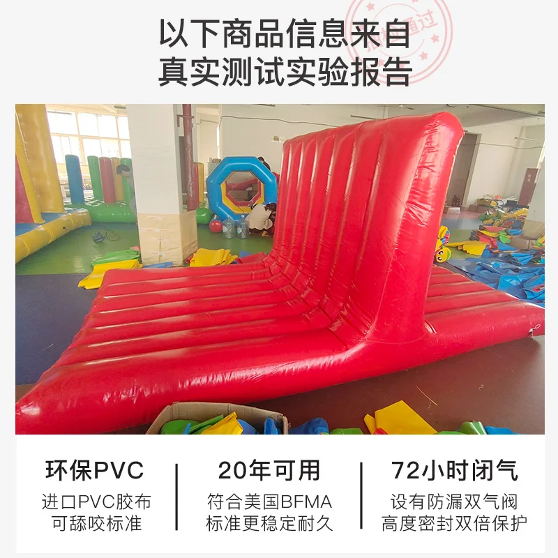 Sports meeting props, inflatable obstacles, four-piece human body wall, game body intelligent expansion training equipment