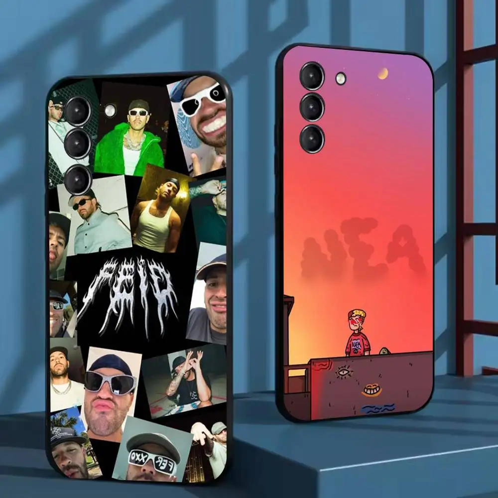 

Feid Ferxxo SIXDO MOR Phone Case For Samsung Galaxy A73,72,51,53,52,71,22,5G,Note,J7,8,9 Soft Black Cover