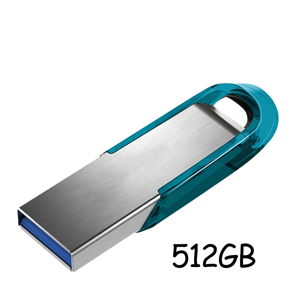 Metall-USB-Sticks USB 3.0 Hochgeschwindigkeits-512GB-Pendrive Flash-Disk Speicherstick Wasserdichter USB-Stick für Telefon und Computer