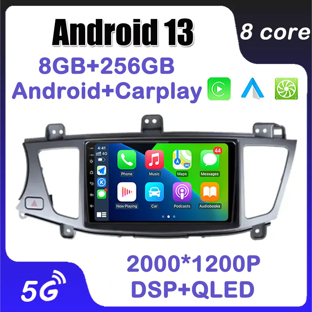 

Car Radio for Kia Cadenza K7 2011 - 2012 Android 14 Multimedia Player Navigation Auto Carplay Bluetooth Head Unit Mirror Link