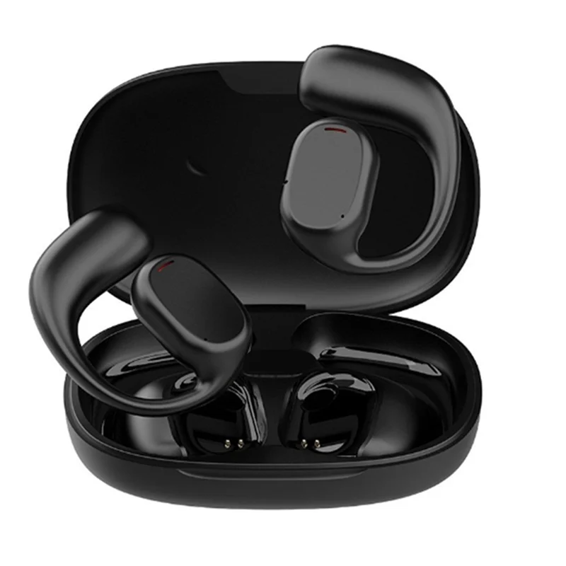 Open Ear Headphones, Air Conduction Headphones Bluetooth 5.3 Touch Control Wireless Earbuds, Up to 16 Hours Playtime