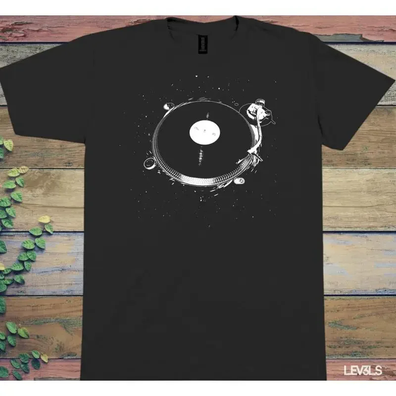 Turntable Art Wheels Of Steel T Shirt Classic Hip Hop Dj Technics 1200
