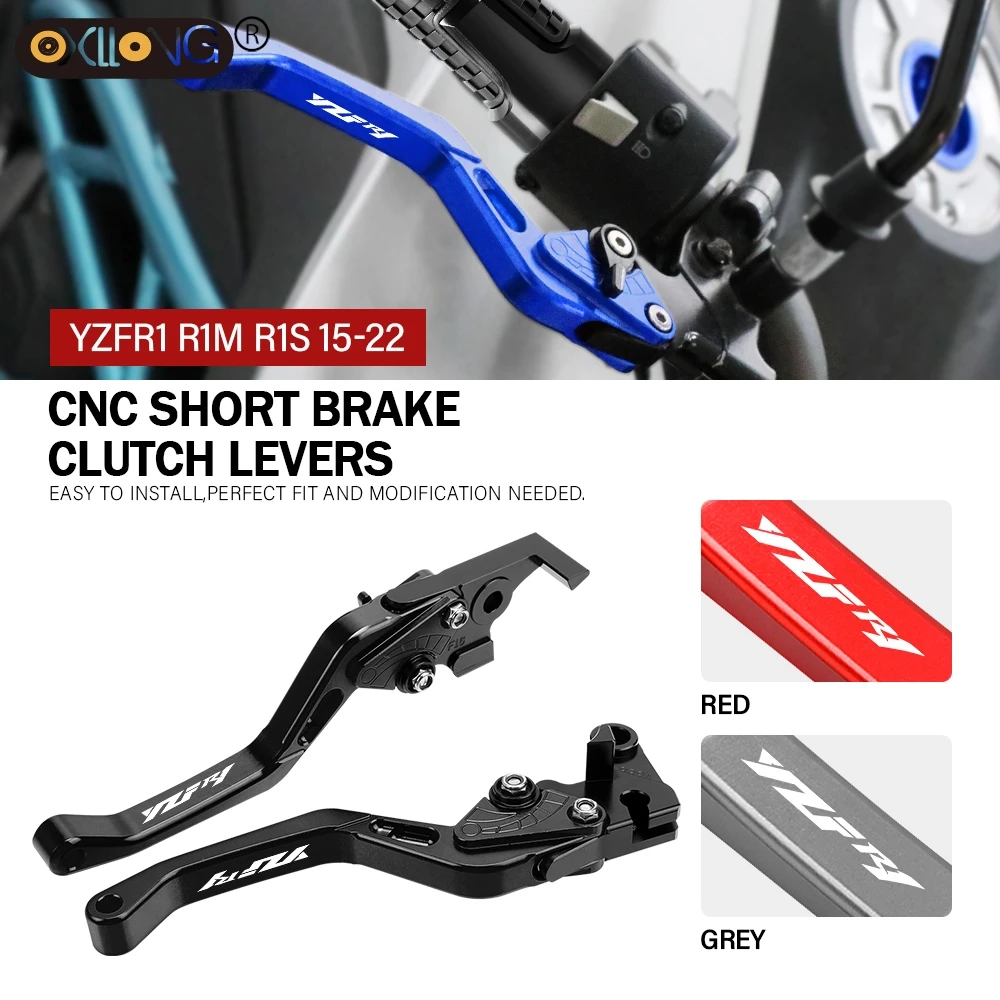 

CNC Motorcycle Short Brake Clutch Levers Access For YAMAHA YZFR1 YZF-R1 YZF R1 R1M R1S 2015 2016 2017 2018 2019 2020 2021 2022