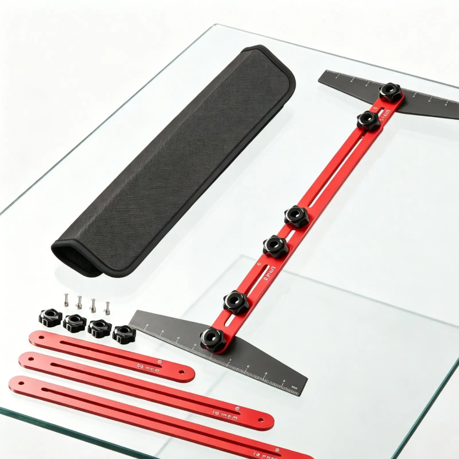Folding Stair Ruler Easy to Use Staircase Measurement Tool Stair Measuring Tool Accurate Construction Tools Aluminum Alloy