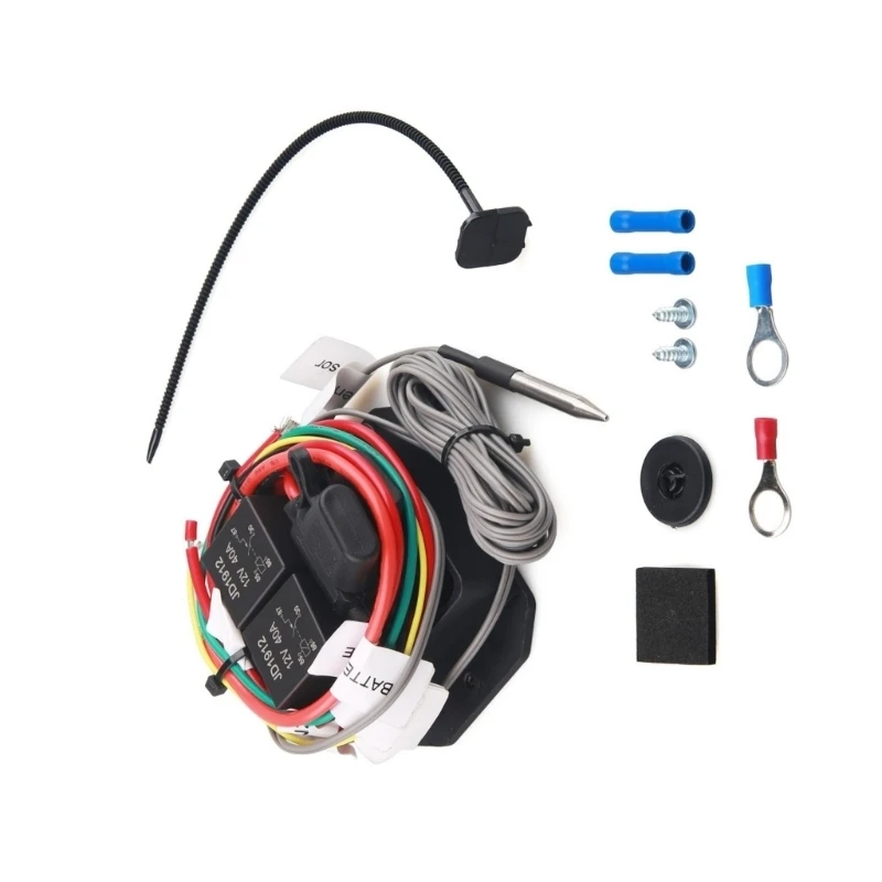 12V 40A Digital Radiator Fan Controller Switches to Maintain Optimal Engine Temperature During Driving