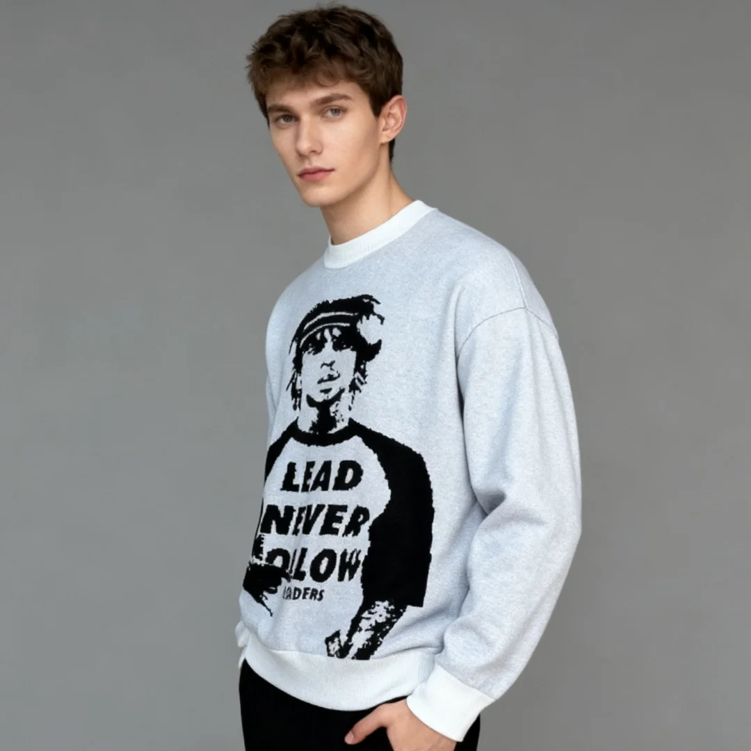 

Женский вязаный свитер большого размера, удобные зимние теплые повседневные топы с круглым вырезом