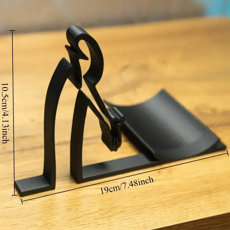 حامل ورق لف بسيط وعملي لتزيين الطباعة ثلاثية الأبعاد، حامل ورق تواليت أنيق، حامل مناديل مضحك وروح الدعابة