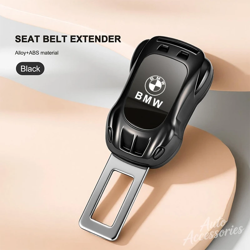 Alloy Car Seat Belt Extension Buckle For BMW E34 E36 E60 E90 E46 E39 E70 F10 F30 X5 X6 M3 M5 M6 E71 F01 F02 Accessories Sticker