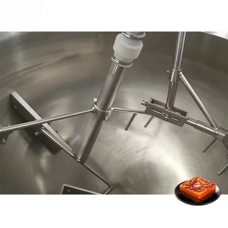 Factory Direct Electric Planetary Wok Auto Stir Constant Temp 30L 1200L Tank for Vegetable Meat Paste Production Line
