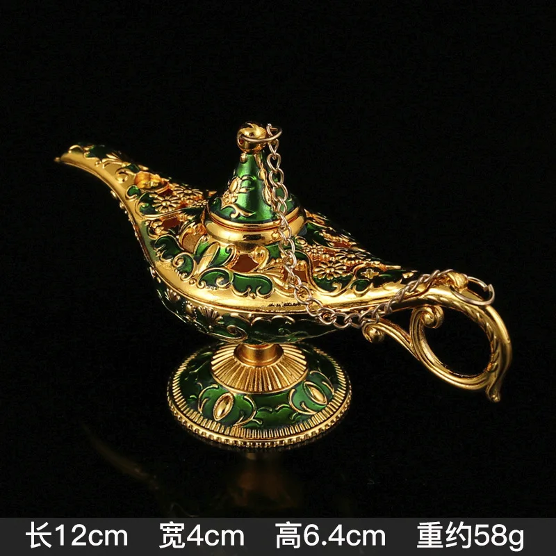 Aladdin Magic Lamp Russian Wishing Lamp One Thousand and One Nights Blessing Living Room Southeast Asian Style Craft Ornament
