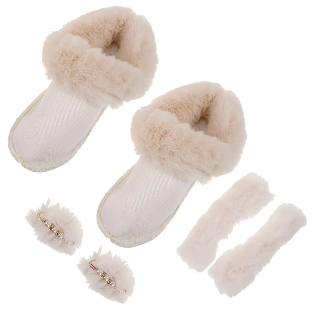 

Winter WarmThick Fleece Inserts Cozy Replacement Insoles Boot Liners Washable Cotton Stockings Thickened Inner Sole