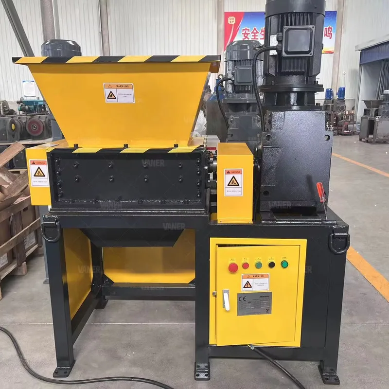 V-EB400 Industrial Small Metal Crusher Scrap Metal Shredder Machine Aluminum Can Crusher Recycling Machine Mini Metal Shredde