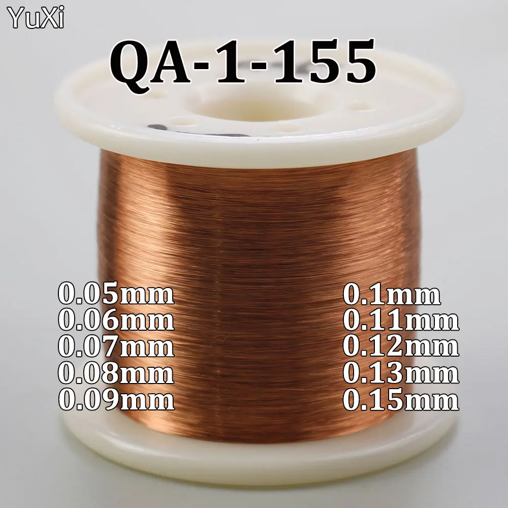 

YUXI 0.05-0.15mm Polyurethane Enameled Copper Wire Magnet Wire Magnetic Coil For Making Electromagnet Motor Copper Wire QA-1-155