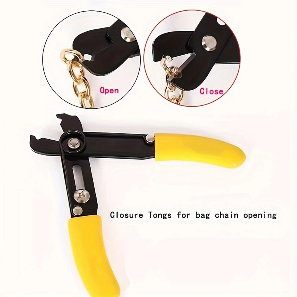 1Pc Handmade Chain Pliers for DIY Bracelet Making, Mini Adjustable Jewelry Tool Pliers, Bag Chain Disassembly Pliers S003806