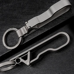 Belt Loop Keychain Clip Carabiner Keychain Holder with Detachable Ring for Duty Belt,Car Chain 69HD