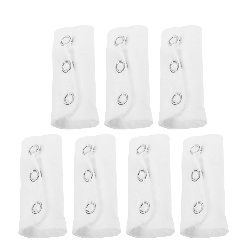 

7Pcs Baby Bodysuit Extender Double Layer Cotton Snap Extenders Adjustable Length for Newborn Toddlers Soft Comfortable Jumpsuits