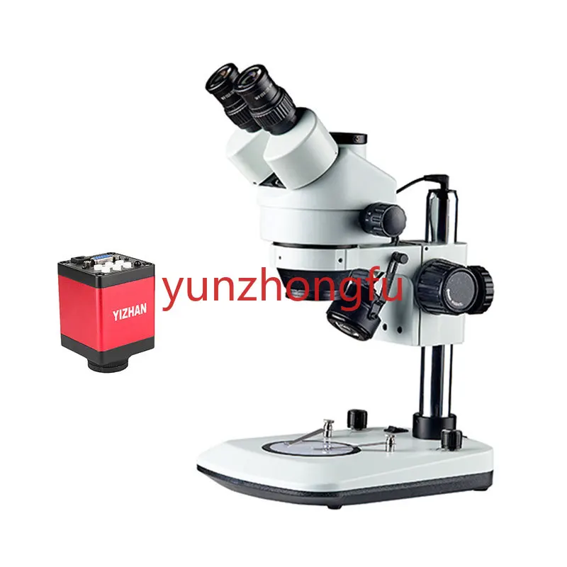 Factory 7X-45X Hd 13Mp Camera With Light Source Trinocular Stereo Eye Microscope