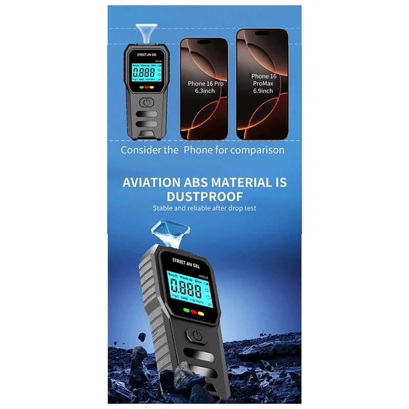 

ABWZ-Alcohol Tester Alcohol Meter Blow-Type Alcohol Tester For Drunk Driving Measurement